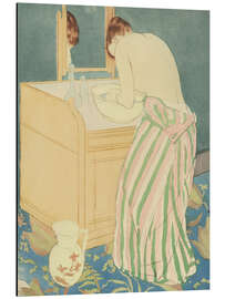Aluminium print Woman bathing, 1891 - Mary Stevenson Cassatt