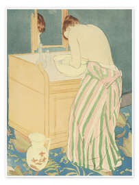 Taulu Woman bathing, 1891 - Mary Stevenson Cassatt