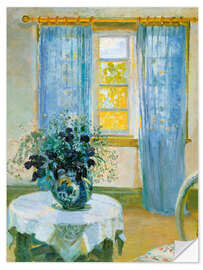 Wandsticker Interieur mit Klematis, 1913