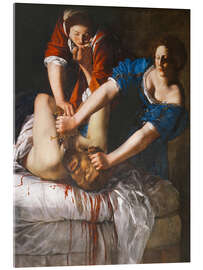 Acrylic print Judith beheads Holofernes, 1613 - Artemisia Gentileschi