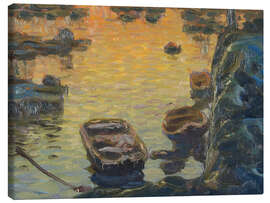 Canvas print A spring night during the fishing season - Anna Katarina Boberg