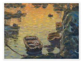 Billede A spring night during the fishing season - Anna Katarina Boberg