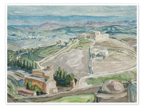 Plakat Study of Gethsemane, 1921