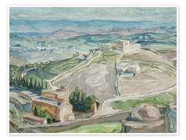 Billede Study of Gethsemane, 1921 - Anna Katarina Boberg