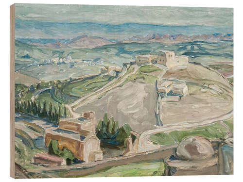 Wood print Study of Gethsemane, 1921