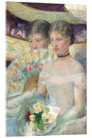 Acrylglasbild Die Loge, 1882 - Mary Stevenson Cassatt