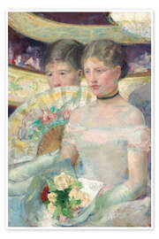 Reprodução The Lodge, 1882 - Mary Stevenson Cassatt
