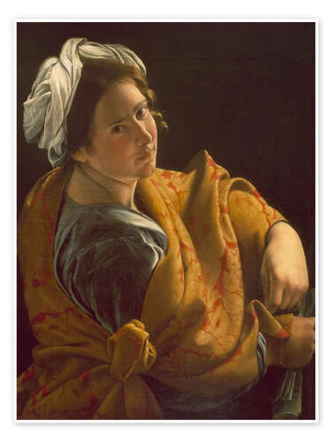 Póster Portrait of a young woman as Sibyl