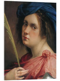 Tableau en verre acrylique Saint Catherine of Alexandria, 1618