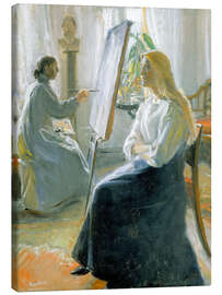 Canvas print The Artist's Wife - Anna Ancher