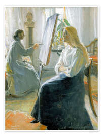 Póster The Artist's Wife - Anna Ancher