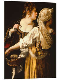 Acrylic print Judith with head - Artemisia Gentileschi