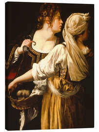 Canvas print Judith with head - Artemisia Gentileschi