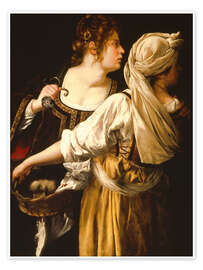 Taulu Judith with head - Artemisia Gentileschi