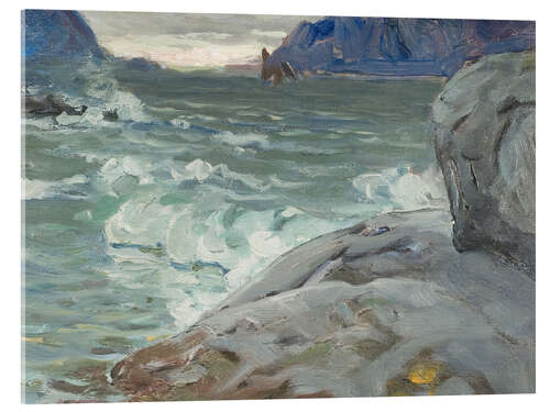 Akryylilasitaulu Beach, study from Northern Norway