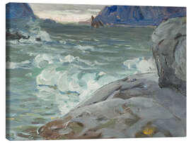 Canvas print Beach, study from Northern Norway - Anna Katarina Boberg