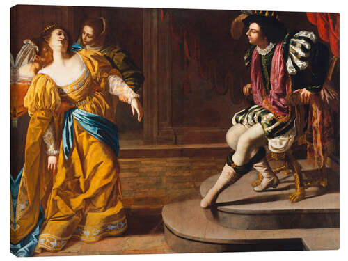 Canvas print Esther before Ahasuerus, 1635