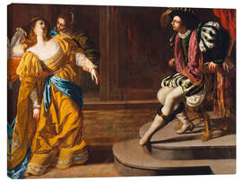 Canvas print Esther before Ahasuerus, 1635 - Artemisia Gentileschi