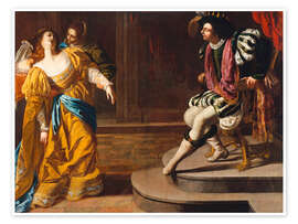 Taulu Esther before Ahasuerus, 1635 - Artemisia Gentileschi