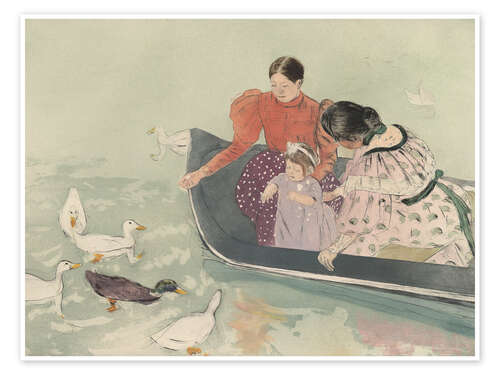 Juliste Feeding ducks