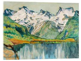 Acrylic print A mountain lake, study from Northern Norway - Anna Katarina Boberg