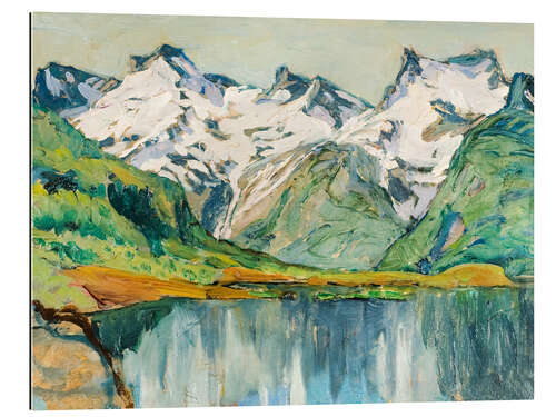 Galleriprint A mountain lake, study from Northern Norway