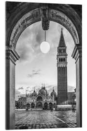 Tableau en verre acrylique San Marco square, Venice, Italy - Matteo Colombo