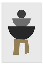 Plakat Minimalist form art - Dani Jay Designs