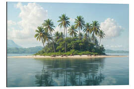 Alubild Kleine Insel