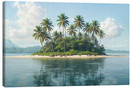 Canvas print Little Island - Mango Art