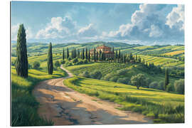 Gallery Print Toskana Landschaft