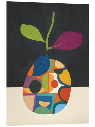 Acrylic print Abstract Fruit Shapes I