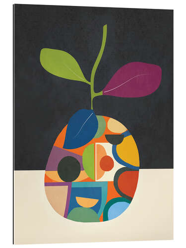 Stampa su plexi-alluminio Abstract Fruit Shapes I