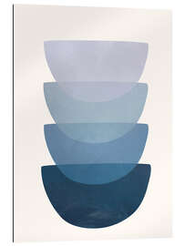 Gallery Print Blue Stack II