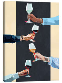 Stampa su tela Cheers - Branka Kodžoman