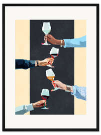 Gerahmter Kunstdruck Cheers