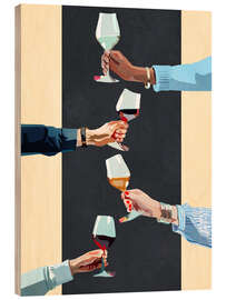 Cuadro de madera Cheers - Branka Kodžoman