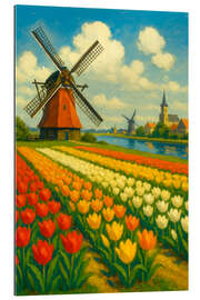 Gallery Print Tulpenträume und Windmühlen