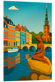 Cuadro de metacrilato Copenhagen Mermaid - Taudalpoi
