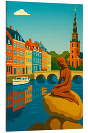 Magnettafel Meerjungfrau von Kopenhagen