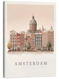 Leinwandbild Amsterdam - Peter Roder