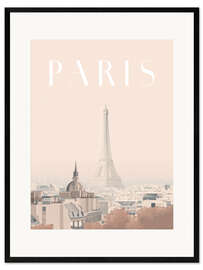 Gerahmter Kunstdruck Paris