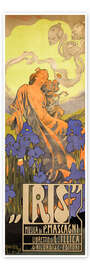 Poster Iris, Opera by Pietro Mascagni - Adolfo Hohenstein