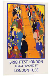 Hartschaumbild Brightest London - Horace Taylor I