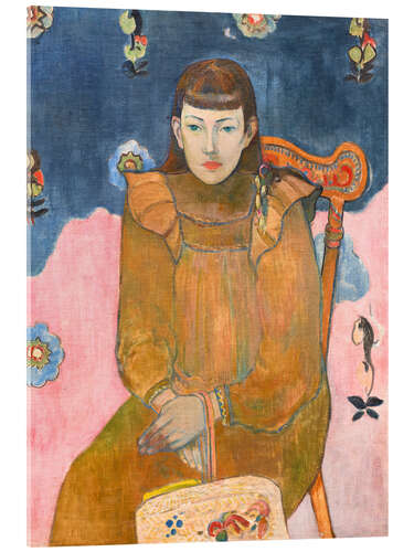 Quadro em acrílico Portrait of a Young Lady, Vaite Goupil, 1896