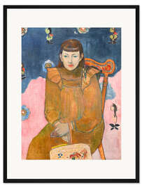 Gerahmter Kunstdruck Porträt einer jungen Dame, Vaite Goupil, 1896