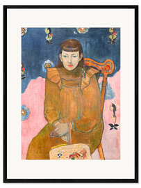 Framed art print Portrait of a Young Lady, Vaite Goupil, 1896 - Paul Gauguin