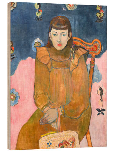 Cuadro de madera Portrait of a Young Lady, Vaite Goupil, 1896