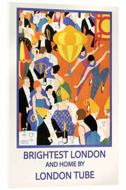 Akryylilasitaulu Brightest London - Horace Taylor II - Vintage Advertising Collection