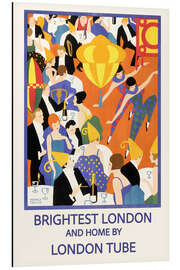Cuadro de aluminio Brightest London - Horace Taylor II - Vintage Advertising Collection